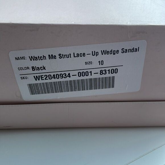 Just Fab Brand New “Watch Me Strut” Strappy Wedges (Size: 10) - Picture 5 of 11